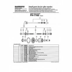 1 Corps De Roue Libre SHIMANO Y3A098010 FH-7700 Dura-Ace Complete Freewheel Body -Vélos Soldes Magasin 1 corps de roue libre shimano y3a098010 fh 7700 dura ace complete freewheel body 2