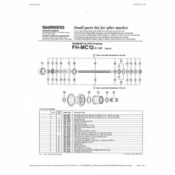 1 Corps De Roue Libre SHIMANO Y3AP98020 FH-M290-7-MC12 Alivio Complete Freewheel Body -Vélos Soldes Magasin 1 corps de roue libre shimano y3ap98020 fh m290 7 mc12 alivio complete freewheel body 1