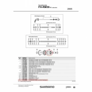 1 Corps De Roue Libre SHIMANO Y3CC98050 FH-RM30-7S Complete Freewheel Body 4 1 Corps De Roue Libre SHIMANO Y3CC98050 FH-RM30-7S Complete Freewheel Body – Image 2