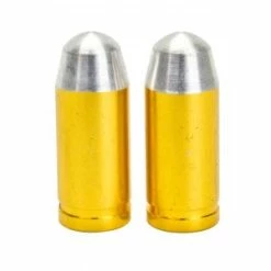 2 Bouchons De Valve TRIK TOPZ Balle Caps Shrader Or