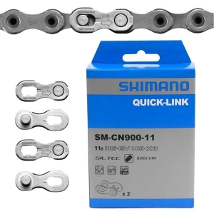 2 Maillons/Attaches Rapides SHIMANO SM-CN900-11 Quick-link 11 Vitesses 3 2 Maillons/Attaches Rapides SHIMANO SM-CN900-11 Quick-link 11 Vitesses