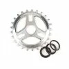Couronne Bmx ECLAT Vent Sprocket 25 Dents Argent High Polished