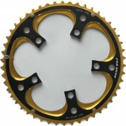 Kit Plateaux FARNEAR 110mm 34 & 50 Dents 10 Vitesses Noir & Or -Vélos Soldes Magasin kit plateaux farnear 110mm 34 50 dents 10 vitesses noir or 1