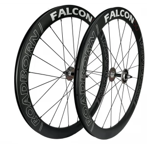 Paire De Roues Piste ROADBORN FALCON 50 Carbone à Pneu 700 100/120mm 3 Paire De Roues Piste ROADBORN FALCON 50 Carbone à Pneu 700 100/120mm