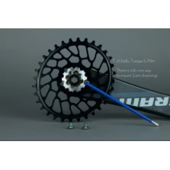 Plateau ABSOLUTE BLACK OVAL 34t Pour Sram BB30 Ou Superboost / Style XX1 / Offset 0mm -Vélos Soldes Magasin plateau absolute black oval 32t pour sram bb30 style xx1 narrow wide 4