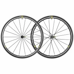 Paire De Roues Vélo Route Mavic Ksyrium Elite UST Graphite -Vélos Soldes Magasin roues velo de route mavic ksyrium elite ust tubeless noir black 1